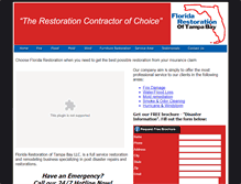 Tablet Screenshot of floridarestorations.com